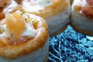 Receta de canapés de surimi, atún y mayonesa