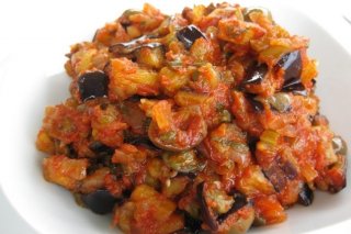 Receta de caponata de berenjenas