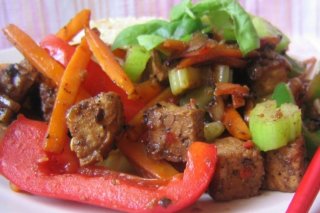 Receta de carne con verduras