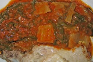 Receta de cerdo entomatado