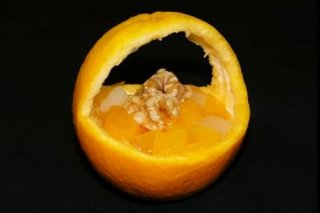 Receta de cestitas de naranja