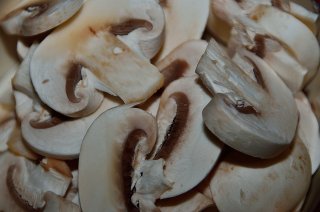 Receta de ensalada de champiñones crudos