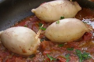 Receta de chipirones rellenos con tomate