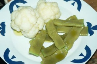 Receta de coliflor con judías verdes