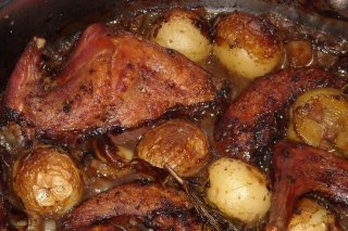 Receta de conejo al horno con patatas