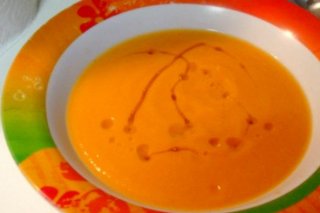 Receta de crema de calabaza, puerro, zanahoria y patata