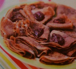 Receta de crepes de chocolate