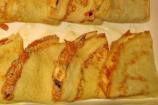 Receta de crepes de verduras