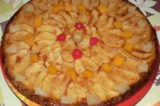 Receta de crujiente de manzana