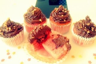 Receta de cupcakes de vainilla con buttercream de nutella