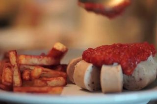 Receta de currywurst