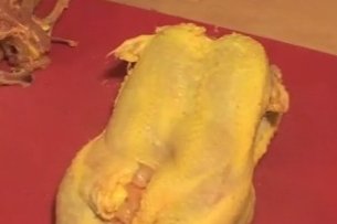 Receta de deshuesar un pollo entero para rellenar