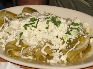 Receta de Enchiladas verdes