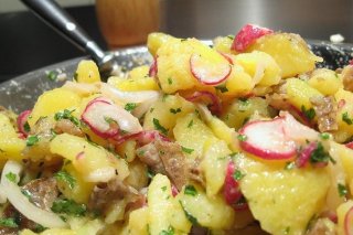 Receta de ensalada con patata y atún