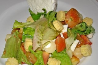 Receta de ensalada con picatostes