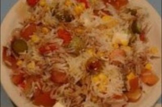 Receta de ensalada de arroz a la vigilia