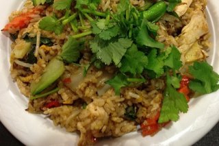 Receta de ensalada de arroz con curry
