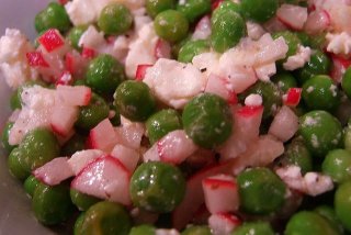 Receta de ensalada de guisantes