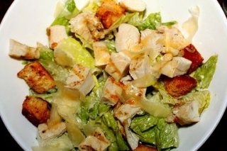 Receta de ensalada de lechuga y pollo