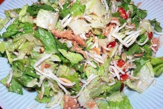 Receta de ensalada de pollo y manzana