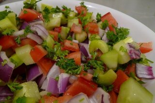 Receta de ensalada de tomate y apio