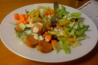 Receta de ensalada de verduras templadas