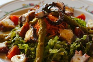 Receta de ensalada templada con pulpo