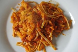 Receta de espaguetis colorados al horno