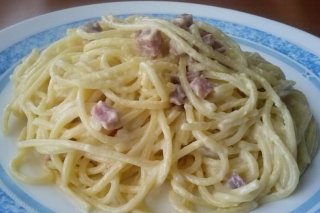 Receta de espaguetis con jamón serrano