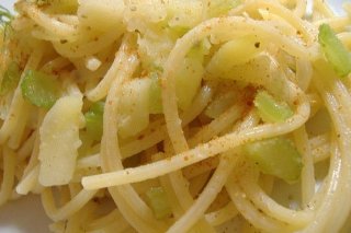 Receta de espaguetis con patata