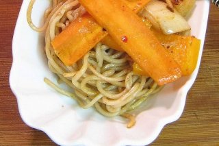 Receta de espaguetis con zanahoria