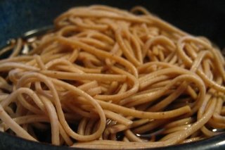 Receta de espaguetis en salsa de soja