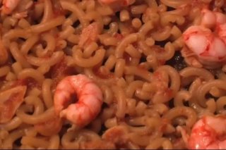 Receta de fideuà de gambas