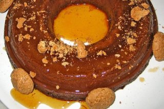 Receta de flan de café con galletas