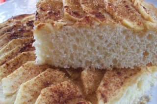 Receta de focaccia de manzana