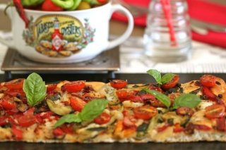 Receta de focaccia de verduras