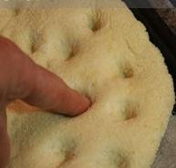 Receta de focaccia con masa madre