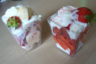 Receta de fresas con nata