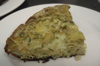 Receta de frittata de puerro