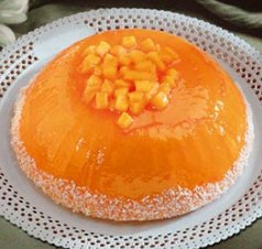 Receta de gelatina de mango