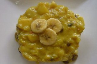 Receta de guarnición de plátanos al curry