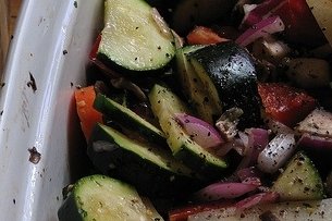 Receta de guarnición de verduras al horno