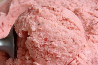 Receta de helado de fresa con thermomix