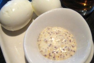 Receta de huevos con salsa de mostaza