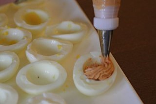 Receta de huevos rellenos de mousse
