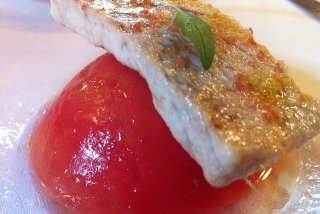 Receta de lomos de atún con tomate