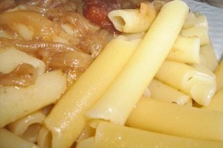 Receta de macarrones con cebolla