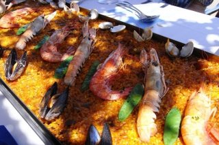 Receta de mariscos con arroz