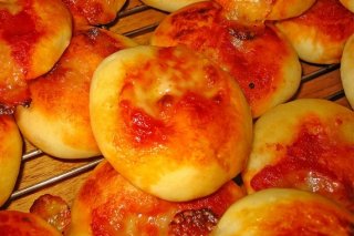 Receta de mini pizzas margarita