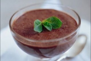 Receta de mousse de chocolate (sin azúcar)